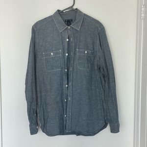 GAP Button-Up Chambray Shirt